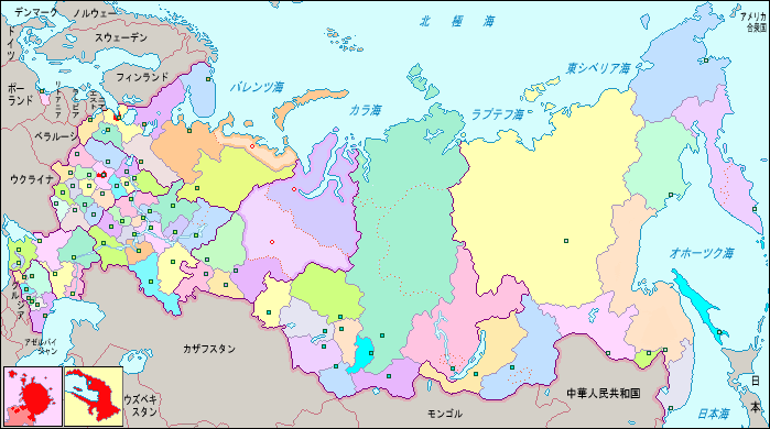 地図 チェチェン 共和国 ソビエト連邦とロシア連邦の違いとは？その構成国と現在の国名一覧