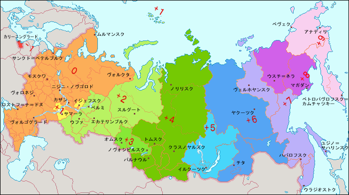 ロシア カザン 地図